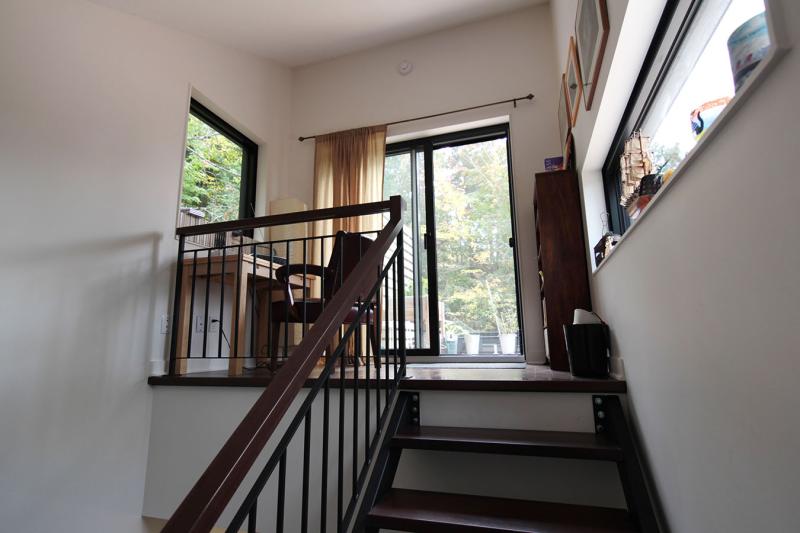 Maison Laurentides en haut escalier