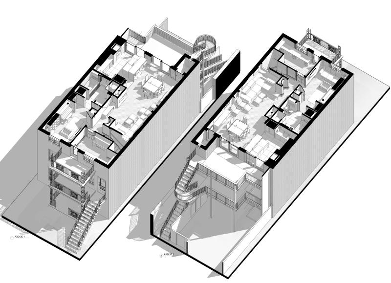 Duplex urbain